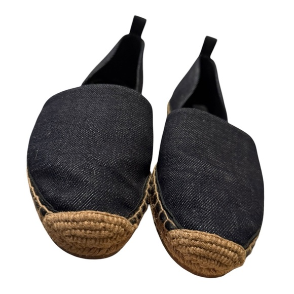 VIA SPIGA denim espadrille flat Brisa d’orsay vacation resort round toe shoe sz6 - Picture 10 of 10